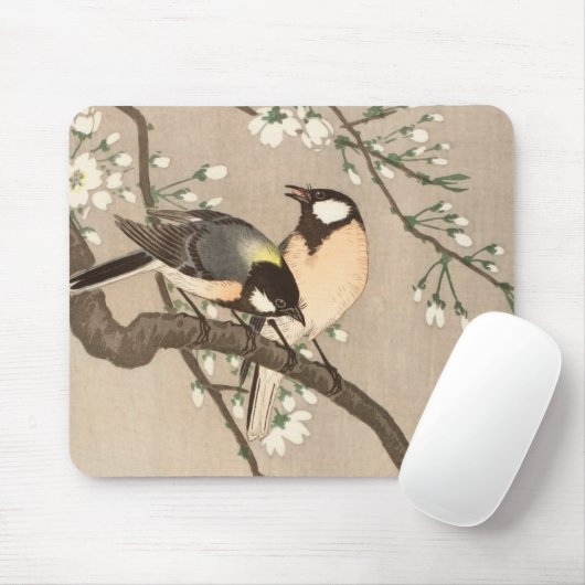 Koson Bird Chickadee Songbird Mousepad (Mit Mouse)