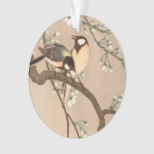 Koson Bird Chickadee Songbird Ornament (Vorderseite)