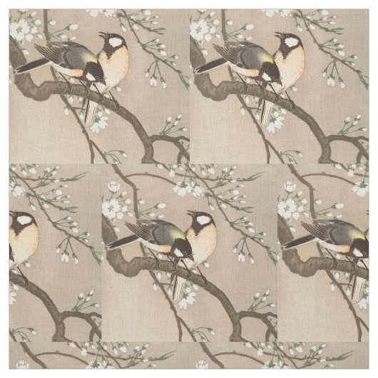 Koson Bird Chickadee Songbird Stoff (Muster)