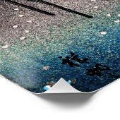 Koson - Eine Gruppe von Egrets Poster (Ecke)