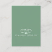 Koson, Goldfish - Japanische Kunst - Aquarium Visitenkarte (Rückseite)