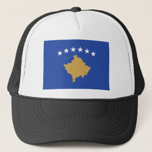 Kosovës - Kosova - К о о о с - kosovarische Flagge Truckerkappe