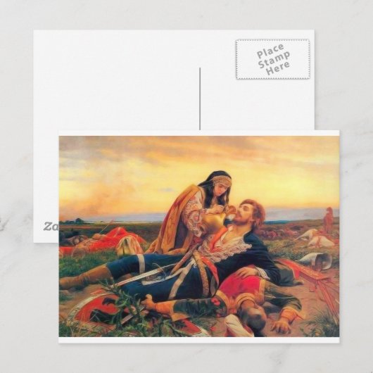 Kosovka Devojka - Uros Predic Postkarte (Vorne/Hinten)