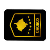 Kosovo-Emblem Magnet (Horizontal)