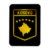 Kosovo-Emblem Magnet (Vertikal)