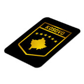 Kosovo-Emblem Magnet (Linke Seite)