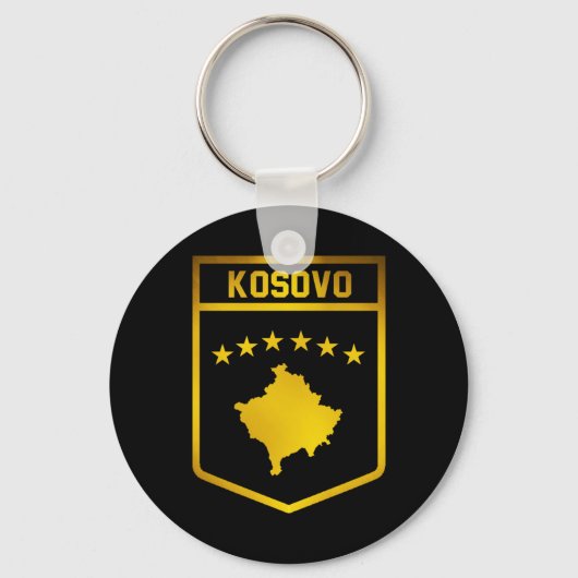 Kosovo-Emblem Schlüsselanhänger (Vorderseite)