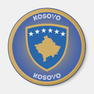 Kosovo-Erbe-Emblem Magnet