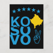 KoSoVo Flag Postkarte (Vorderseite)