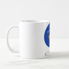 Kosovo Flag Travel Mug Kaffeetasse