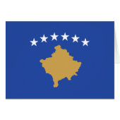 Kosovo-Flagge (Vorderseite (Horizontal))