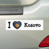Kosovo-Flagge Autoaufkleber (Auf Auto)