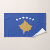Kosovo-Flagge Badhandtuch Set (Handtuch)