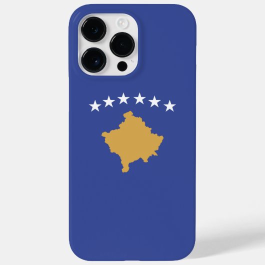 Kosovo-Flagge Case-Mate iPhone Hülle (Rückseite)