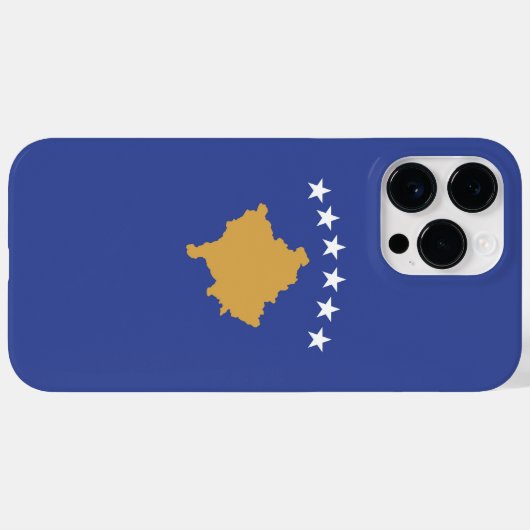 Kosovo-Flagge Case-Mate iPhone Hülle (Rückseite (Horizontal))