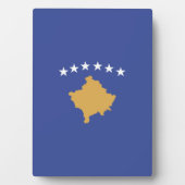 Kosovo-Flagge Fotoplatte (Vorderseite)