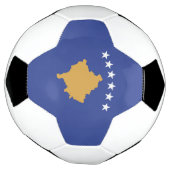 Kosovo-Flagge Fußball (Gedreht)