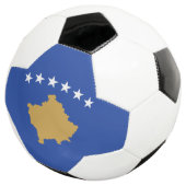Kosovo-Flagge Fußball (Dreiviertel)