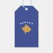 Kosovo-Flagge Geschenkanhänger (Vorderseite)