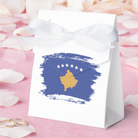 Kosovo-Flagge Geschenkschachtel (Hochzeit)