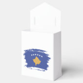 Kosovo-Flagge Geschenkschachtel (Geöffnet)