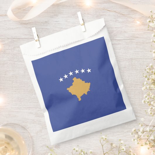 Kosovo-Flagge Geschenktütchen (Ausgeschnitten)