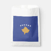 Kosovo-Flagge Geschenktütchen (Vorderseite)