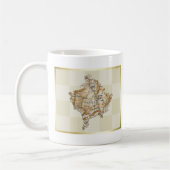 Kosovo-Flagge + Karten-Tasse Kaffeetasse (Links)