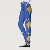 Kosovo-Flagge Leggings (Links)