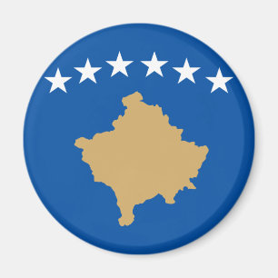 Kosovo-Flagge Magnet
