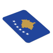 Kosovo-Flagge Magnet (Rechte Seite)