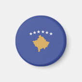 Kosovo-Flagge Magnet (Vorne)