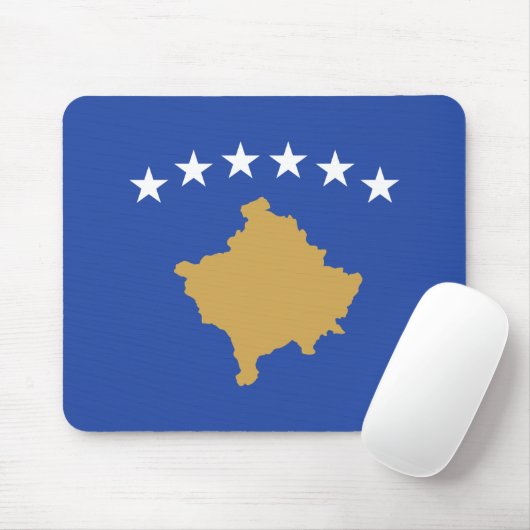 Kosovo-Flagge Mousepad (Mit Mouse)