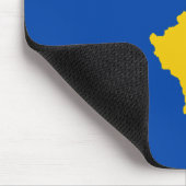 Kosovo-Flagge Mousepad (Ecke)