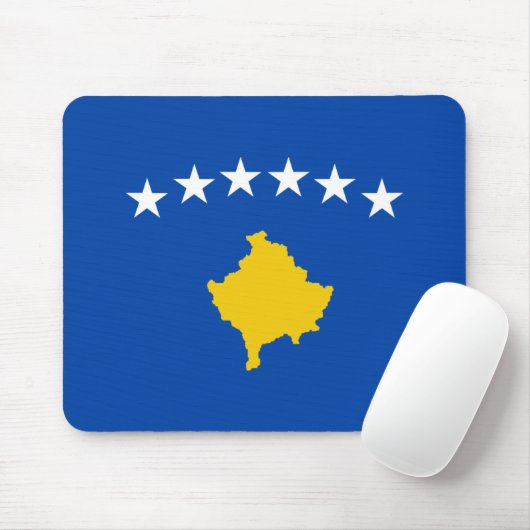 Kosovo-Flagge Mousepad (Mit Mouse)