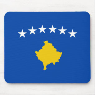 Kosovo-Flagge Mousepad