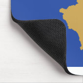 Kosovo-Flagge Mousepad (Ecke)