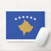 Kosovo-Flagge Mousepad (Mit Mouse)