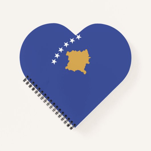 Kosovo-Flagge Notizblock (Vorderseite)