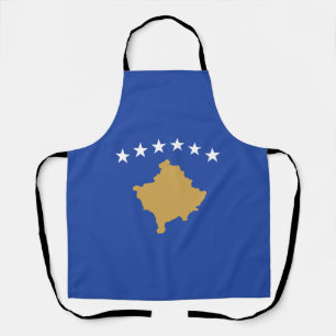 Kosovo-Flagge Schürze