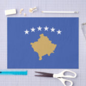 Kosovo-Flagge Seidenpapier (Handwerk)