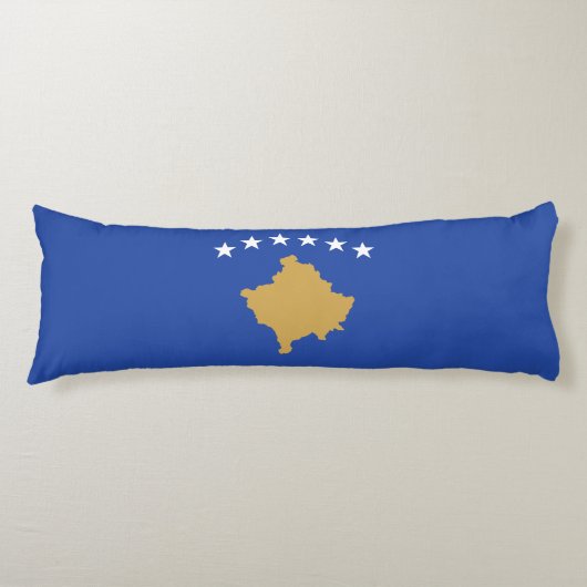 Kosovo-Flagge Seitenschläferkissen (Vorderseite)