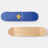 Kosovo-Flagge Skateboard (Horizontal)