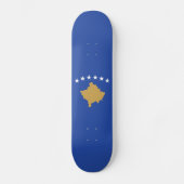 Kosovo-Flagge Skateboard (Vorderseite)