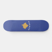 Kosovo-Flagge Skateboard (Horizontal)