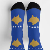 Kosovo-Flagge Socken (Oben)