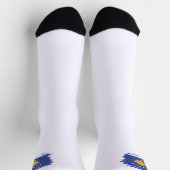 Kosovo-Flagge Socken (Oben)