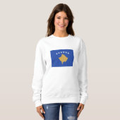 Kosovo-Flagge Sweatshirt (Vorne ganz)