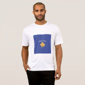 Kosovo-Flagge T-Shirt (Vorne ganz)