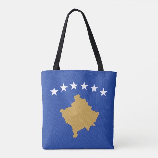 Kosovo-Flagge Tasche (Rückseite)